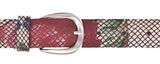 Vanzetti 30mm Leather Belt W65 Red - Varied
