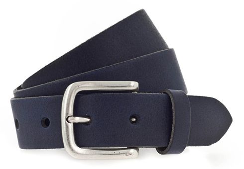Vanzetti 30mm Leather Belt W70 Nightblue