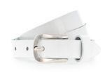 Vanzetti 20mm Patent Leather Belt W85 White