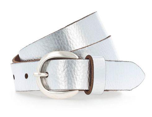 Vanzetti 25mm Belt W75 Silver Metallic