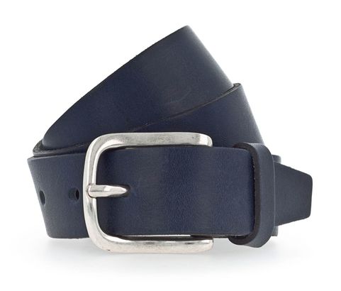 Vanzetti 35mm Full Leather Belt W70 Marine