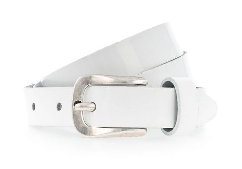 Vanzetti 20mm Patent Leather Belt W80 White