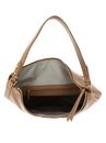 LANCASTER Dune Shoulder Bucket Bag Naturel