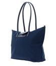 LANCASTER Smart KBA Large Shoulder Bag L Bleu Foncé