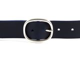 ESPRIT Leather Belt W75 Navy