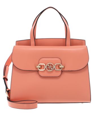 GUESS Hensely Satchel Coral