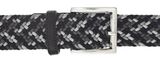 b.belt Luca Stretch Belt W105 Black - Light Grey