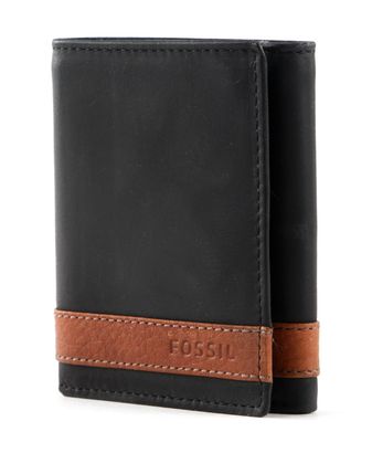 FOSSIL Quinn Trifold Black