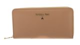 PATRIZIA PEPE Pepe City Zip Around Wallet Pompei Beige