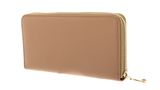 PATRIZIA PEPE Pepe City Zip Around Wallet Pompei Beige