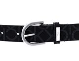 Calvin Klein CK Must Round Belt W90 Black Mono