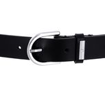 Calvin Klein Round Belt W85 CK Black Calvin Klein Round Belt W85 CK Black