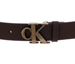 Calvin Klein Mono Plaque Belt W105 Bitter Brown