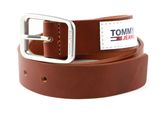 TOMMY HILFIGER TJM Casual Leather Belt W90 Dark Tan