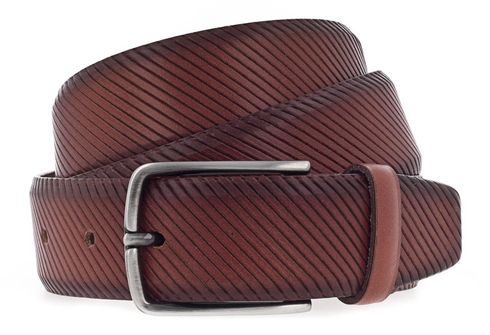 Vanzetti 35mm Leather Belt W85 Cognac - kürzbar