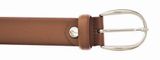 Vanzetti 30mm Leather Belt W90 Cognac - kürzbar