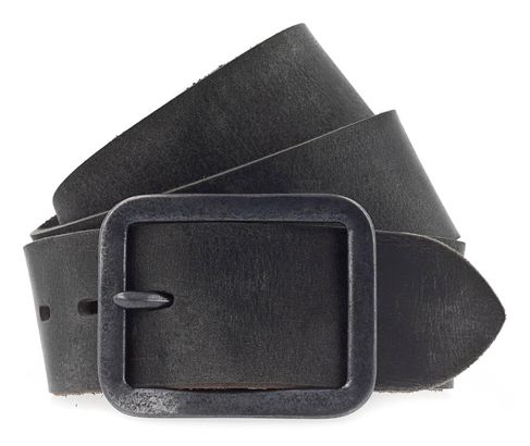 Vanzetti Leather Belt W100 Black - kürzbar