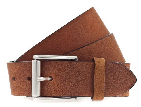Vanzetti Classics 40mm Full Leather Belt W95 Cognac - kürzbar