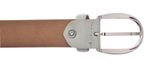 Vanzetti Classics 30mm Cambered Leather Belt W105 Grey Vanzetti Classics 30mm Cambered Leather Belt W105 Grey