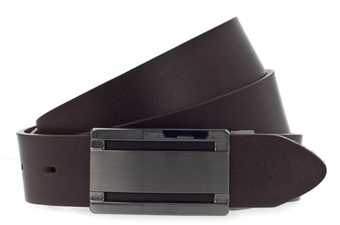 Vanzetti Classics 35mm Full Leather Belt W95 Dark Brown - kürzbar Vanzetti Classics 35mm Full Leather Belt W95 Dark Brown - kürzbar