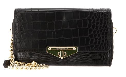 VALENTINO Abby Wallet with Shoulder Strap Nero