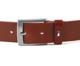 TOMMY HILFIGER Adan Leather Belt 3.5 W80 Dark Tan TOMMY HILFIGER Adan Leather Belt 3.5 W80 Dark Tan