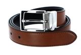 THE BRIDGE Brunelleschi Men's Belt H. 3,00 W110 Marrone 14 - Nero / Palladio THE BRIDGE Brunelleschi Men's Belt H. 3,00 W110 Marrone 14 - Nero / Palladio