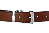 THE BRIDGE Brunelleschi Men's Belt H. 3,00 W110 Marrone 14 - Nero / Palladio THE BRIDGE Brunelleschi Men's Belt H. 3,00 W110 Marrone 14 - Nero / Palladio