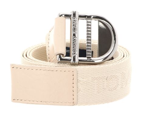 TOMMY HILFIGER TJW Essential Webbing Belt W75 Sugarcane