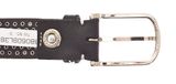b.belt Nietengürtel Zoe Gold W80 Black