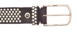 b.belt Nietengürtel Zoe Gold W80 Dark Brown