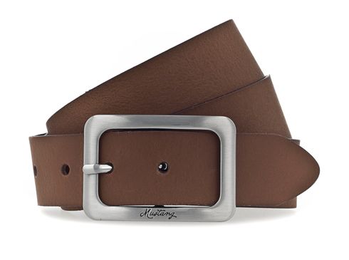 MUSTANG Woman´s Leather Belt 3.5 W105 Brown