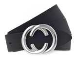 Vanzetti 30mm Leather Belt W90 Black Vanzetti 30mm Leather Belt W90 Black