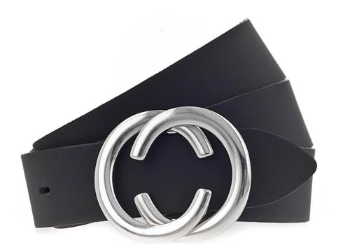 Vanzetti 30mm Leather Belt W95 Black