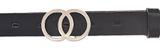 Vanzetti 28mm Leather Belt W85 Black Vanzetti 28mm Leather Belt W85 Black
