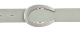 Vanzetti 33mm Leather Belt W110 Light Grey Vanzetti 33mm Leather Belt W110 Light Grey