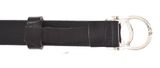 Vanzetti 28mm Leather Belt W100 Black Vanzetti 28mm Leather Belt W100 Black