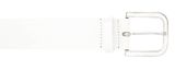 Vanzetti 35mm Leather Belt W95 White Vanzetti 35mm Leather Belt W95 White