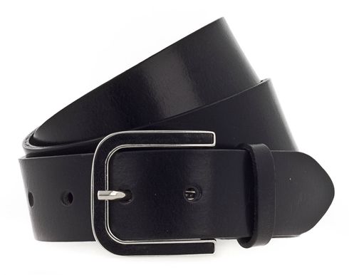 Vanzetti 35mm Leather Belt W105 Black Vanzetti 35mm Leather Belt W105 Black