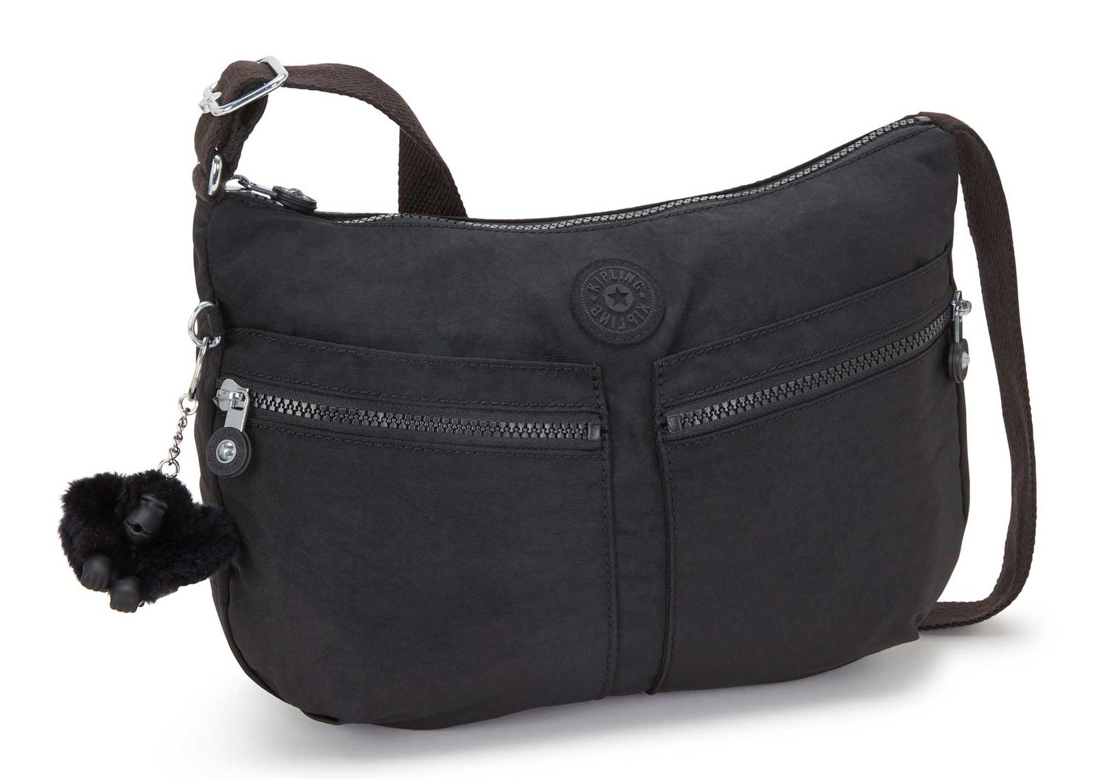 kipling Basic Eyes Wide Open Izellah Medium Shoulderbag Black Noir kipling Basic Eyes Wide Open Izellah Medium Shoulderbag Black Noir