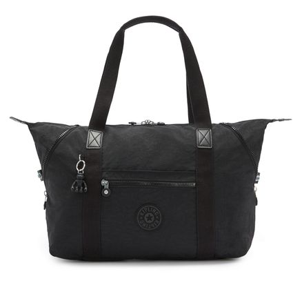 kipling Eyes Wide Open Art M Travel Tote Black Noir