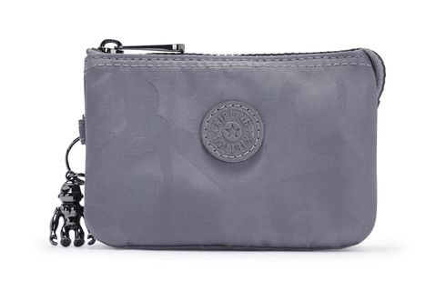 kipling Elevated Jacquard Creativity Purse S Grey Camo Jq