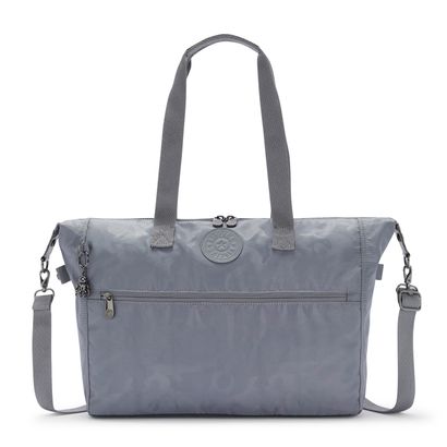 kipling Elevated Jacquard Ilia Computerbag L Grey Camo Jq