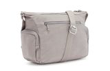 kipling Basic Eyes Wide Open Gabbie S Small Crossbody Grey Gris