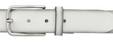 Vanzetti Denim Love 35mm Full Leather Belt W105 White