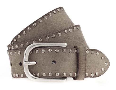 Vanzetti 40mm Leather Belt W85 Taupe