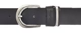 MUSTANG 35mm Leather Belt W75 Black MUSTANG 35mm Leather Belt W75 Black