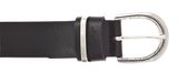 MUSTANG 35mm Leather Belt W75 Black MUSTANG 35mm Leather Belt W75 Black