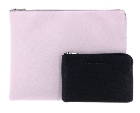 Calvin Klein Tablet Bag Black / Pearly Pink