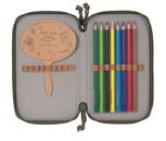 Lässig Unique School Triple Pencil Case Olive Lässig Unique School Triple Pencil Case Olive